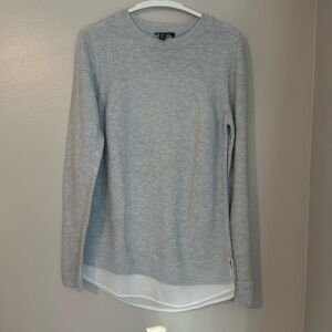 Women’s Gray Ribbed Sweater - Hilary Radley - Small